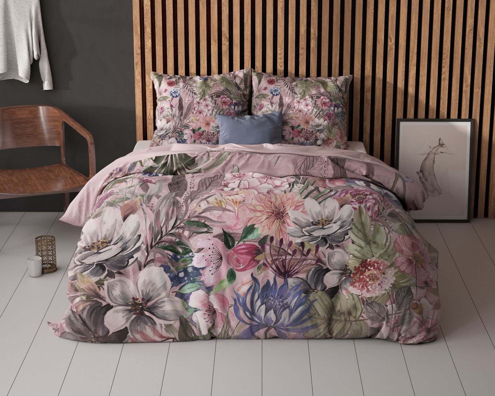 NordDream Essentials Tess pussilakana 200x220 roosa
