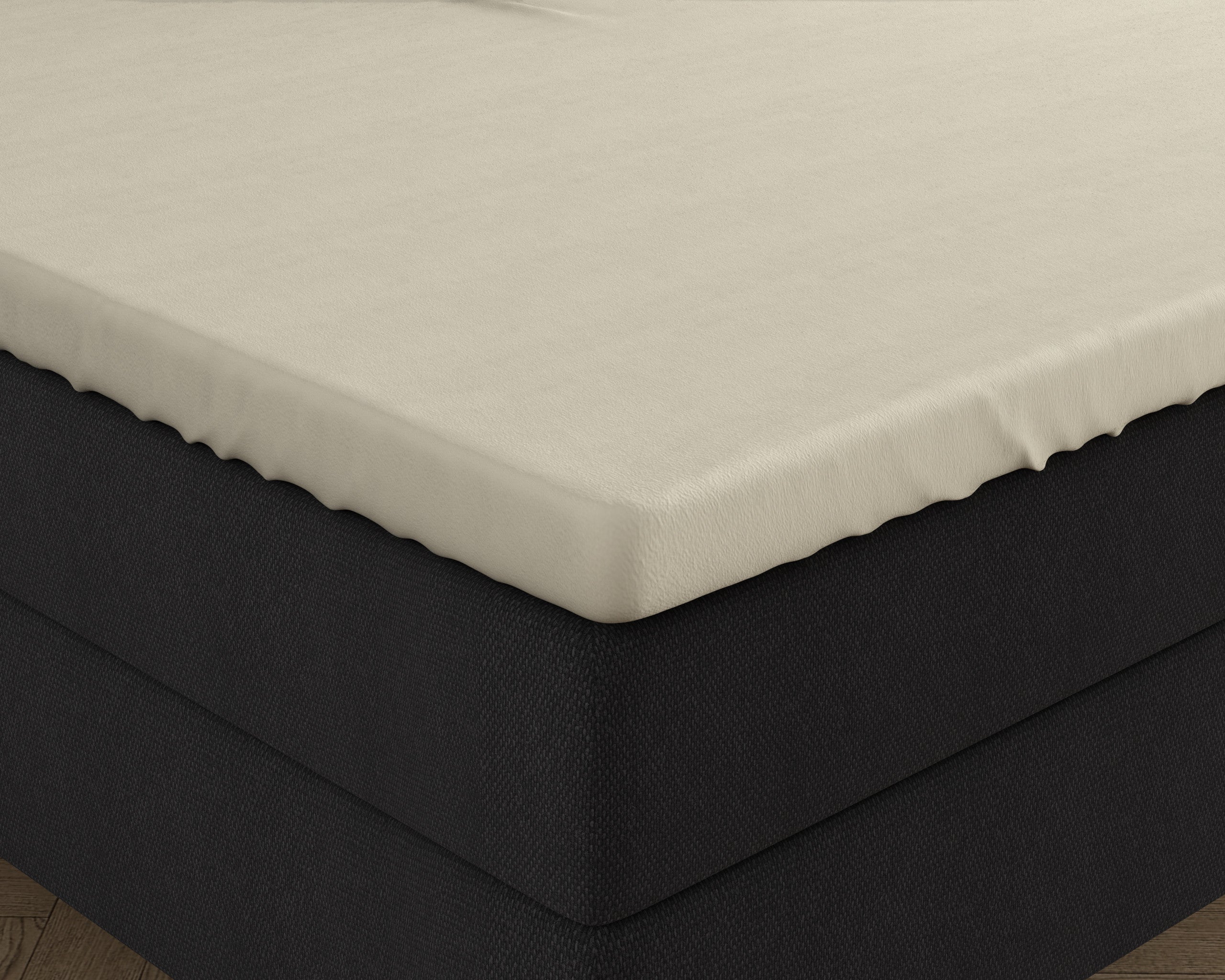 NordSleeps NordDream Dubbel Jersey 220 aluslakana kerma 180x200/220 joustava