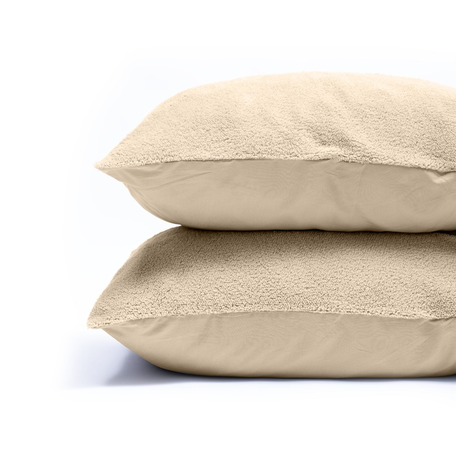 NordDream Teddy tyynyliina 60x70 taupe 2-pack lämmin