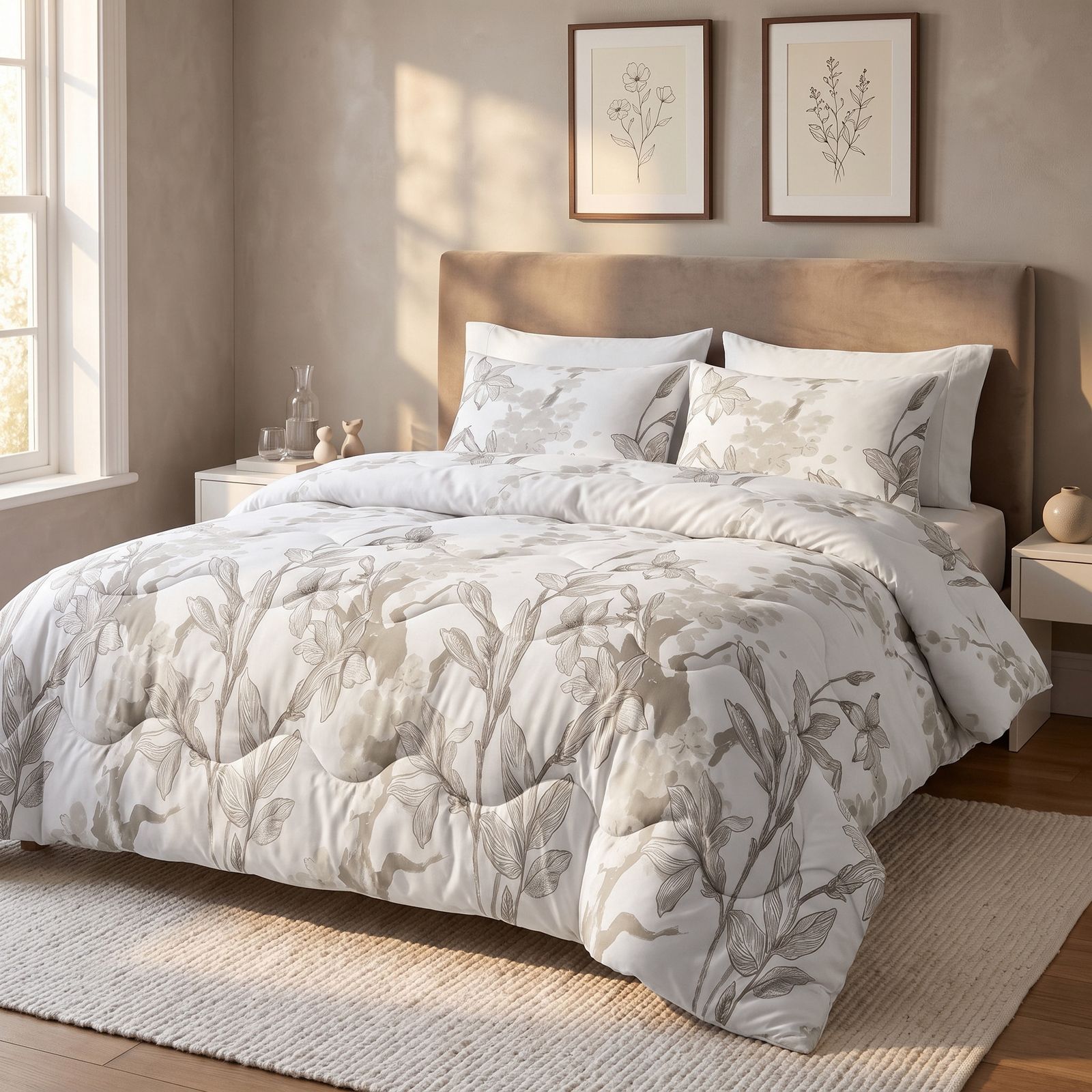 NordDream Lazy Flynn peitto 200x220 valkoinen pitkä
