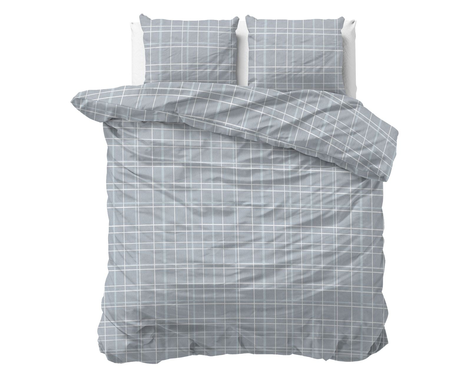NordDream Flanel Seva pussilakana Sininen 140x200/220 pehmeä