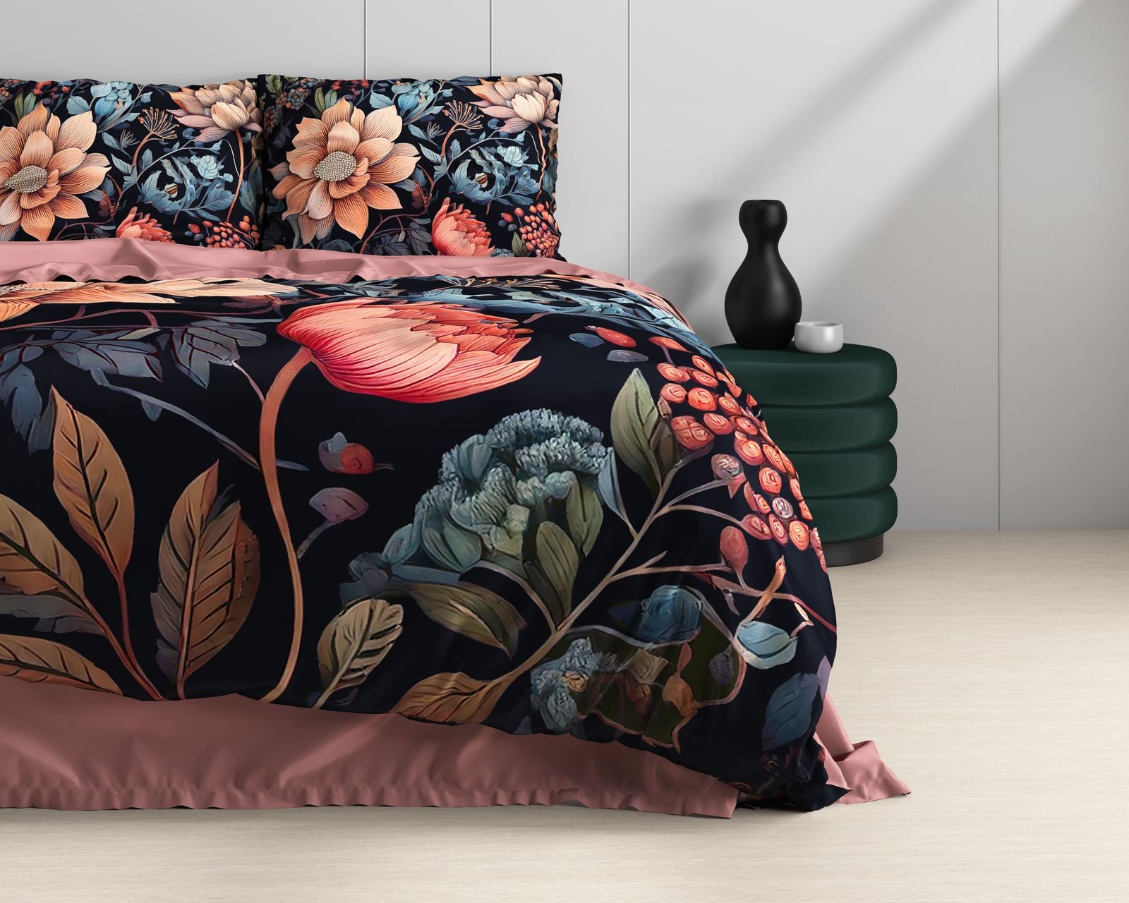 NordDream Wild Satijn Denia Multi pussilakana satiini 140x200/220