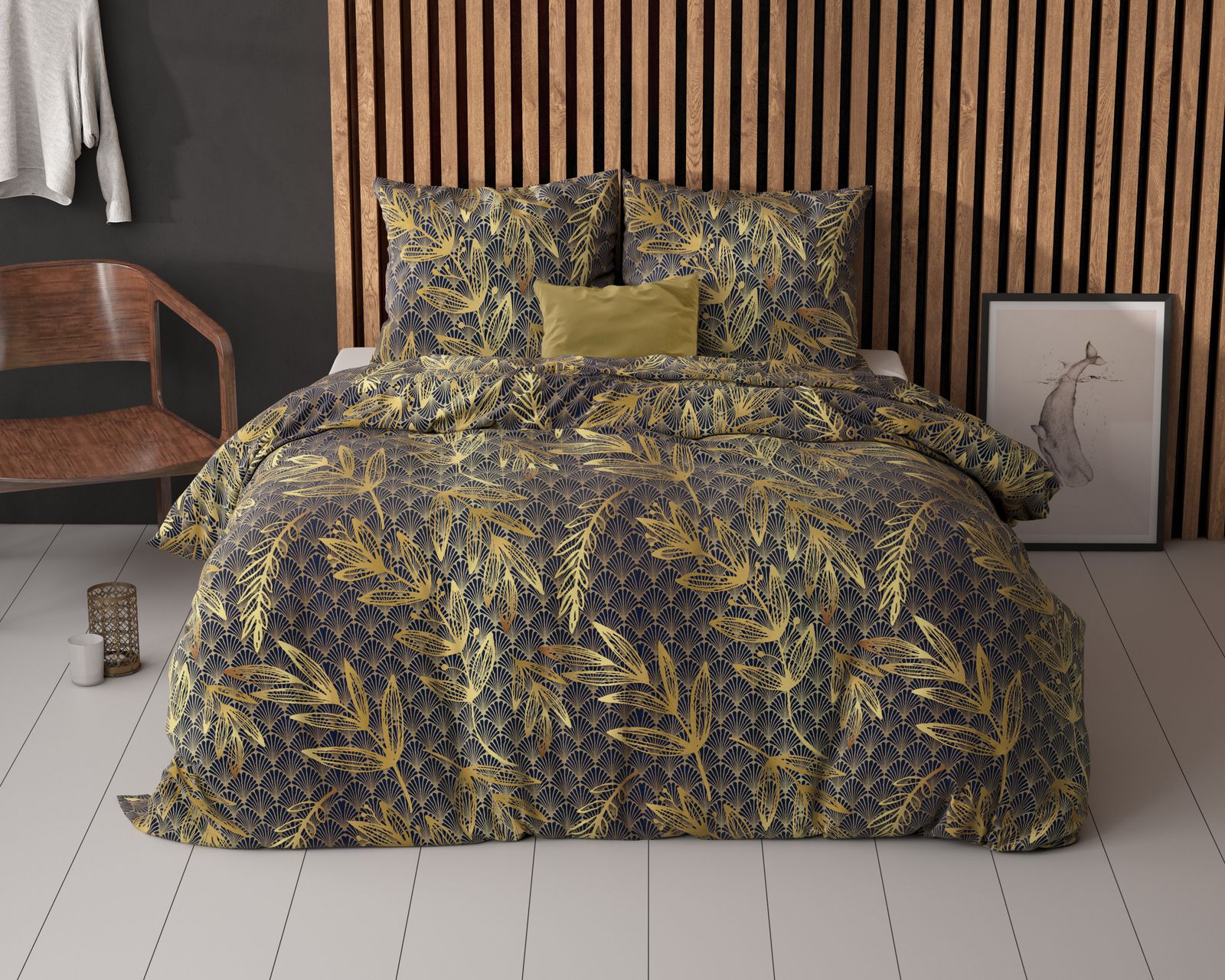 NordDream Elegance Gold Rush pussilakana kulta 200x220 cm