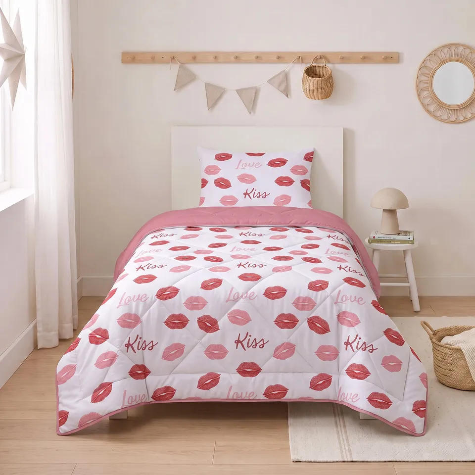 NordSleeps NordDream Kusjes lastenpeitto 140x200 valkoinen pestävä