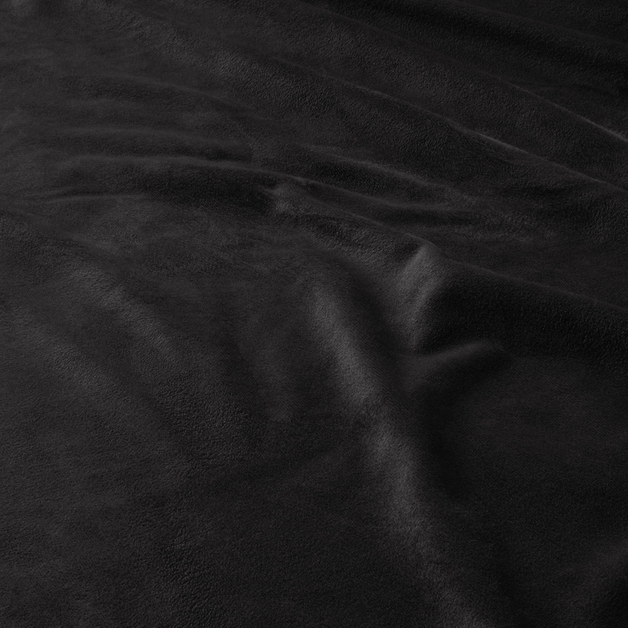 NordDream Velvet Piping pussilakana 200x220 musta sametti