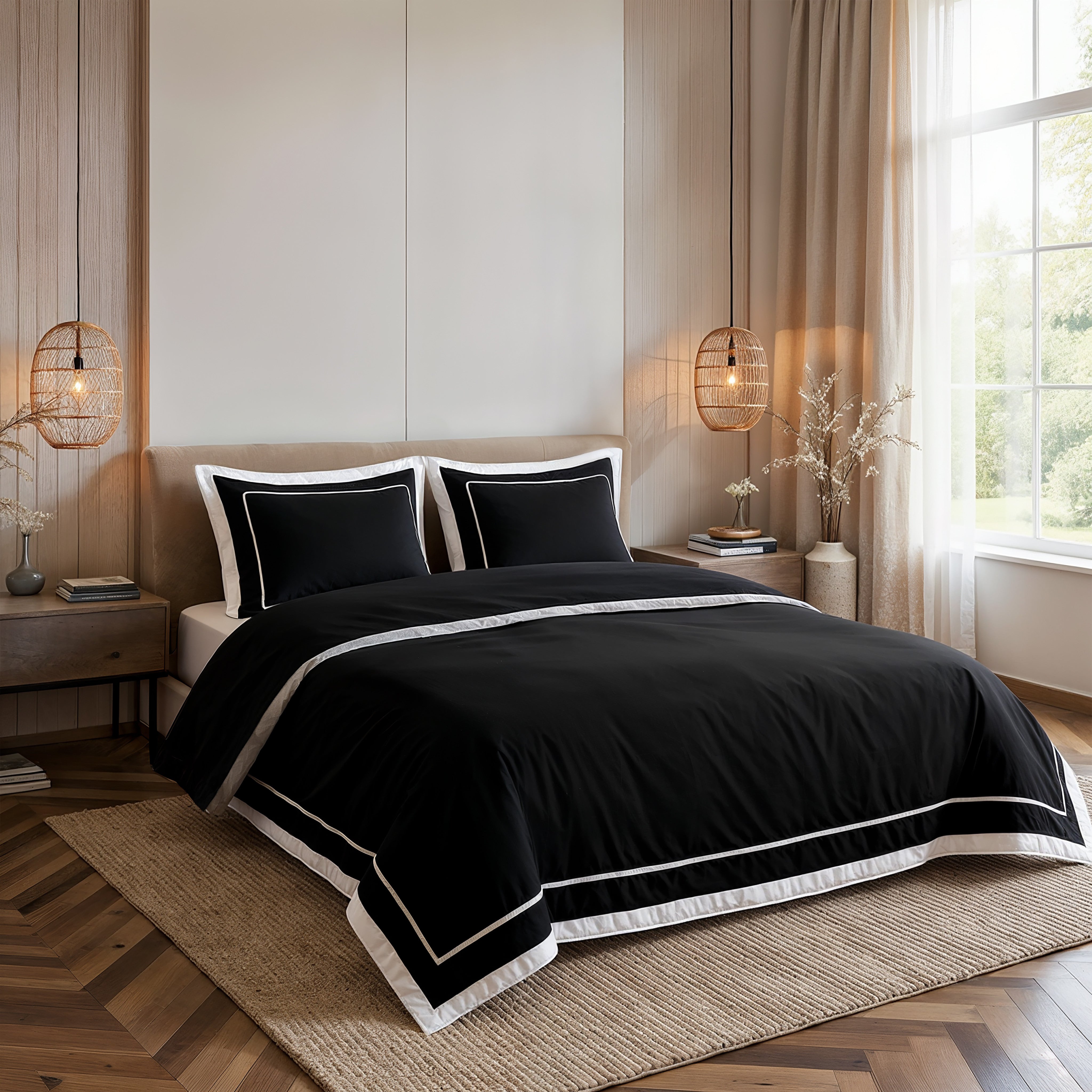 NordDream Classics Gallardo pussilakana 240x200/220 musta