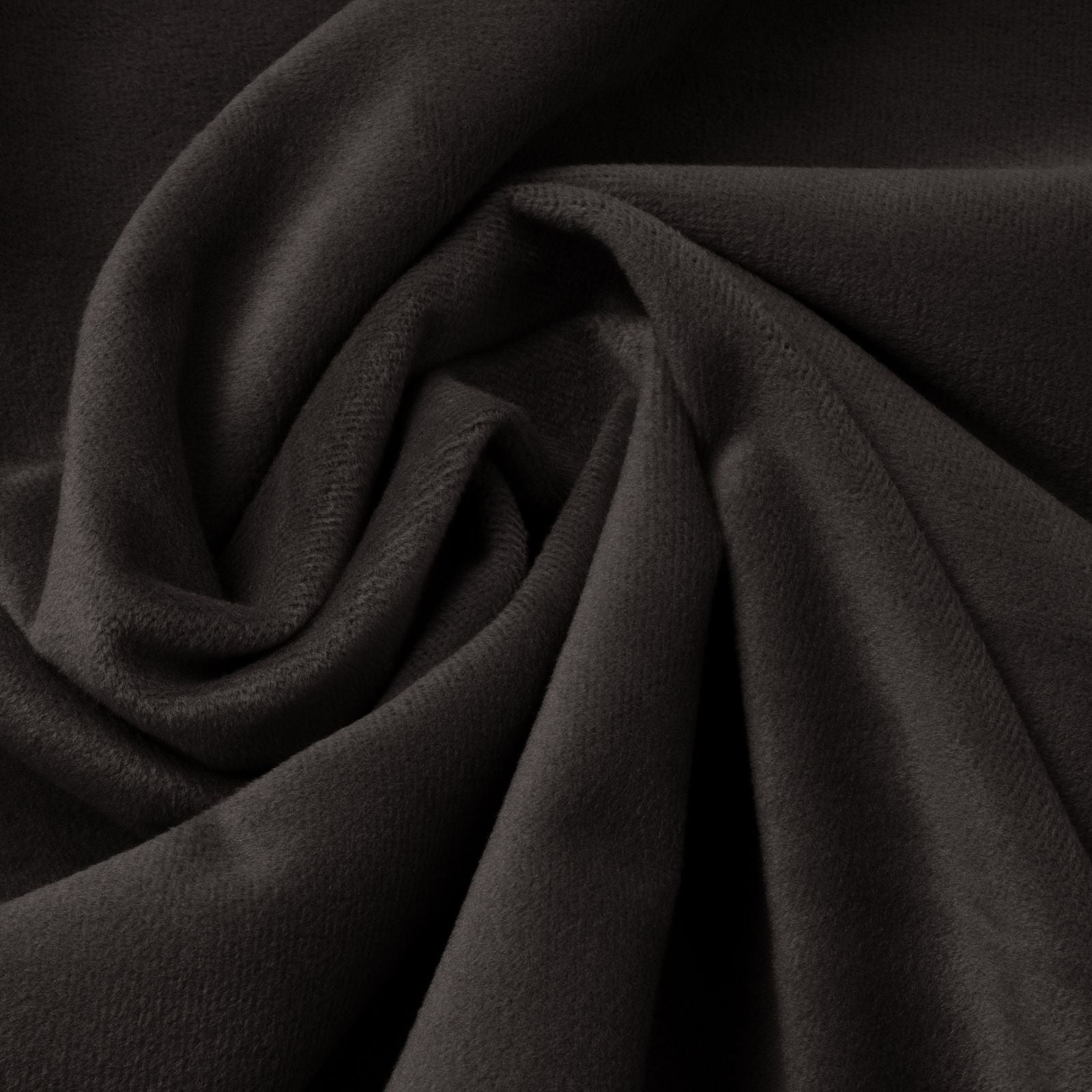 NordDream Velvet Ruffles pussilakana 200x220 musta sametti