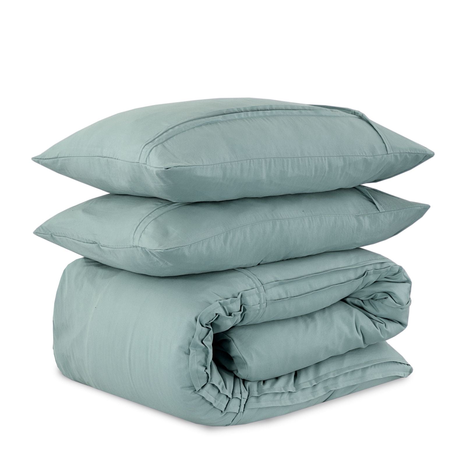 NordDream Fresh Washed Tufted pussilakana vihreä mikrokuitu