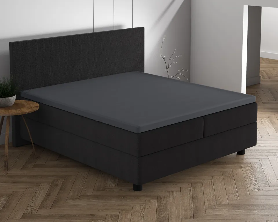 NordDream Jersey topperin aluslakana 160/180x200/220 antrasiitti