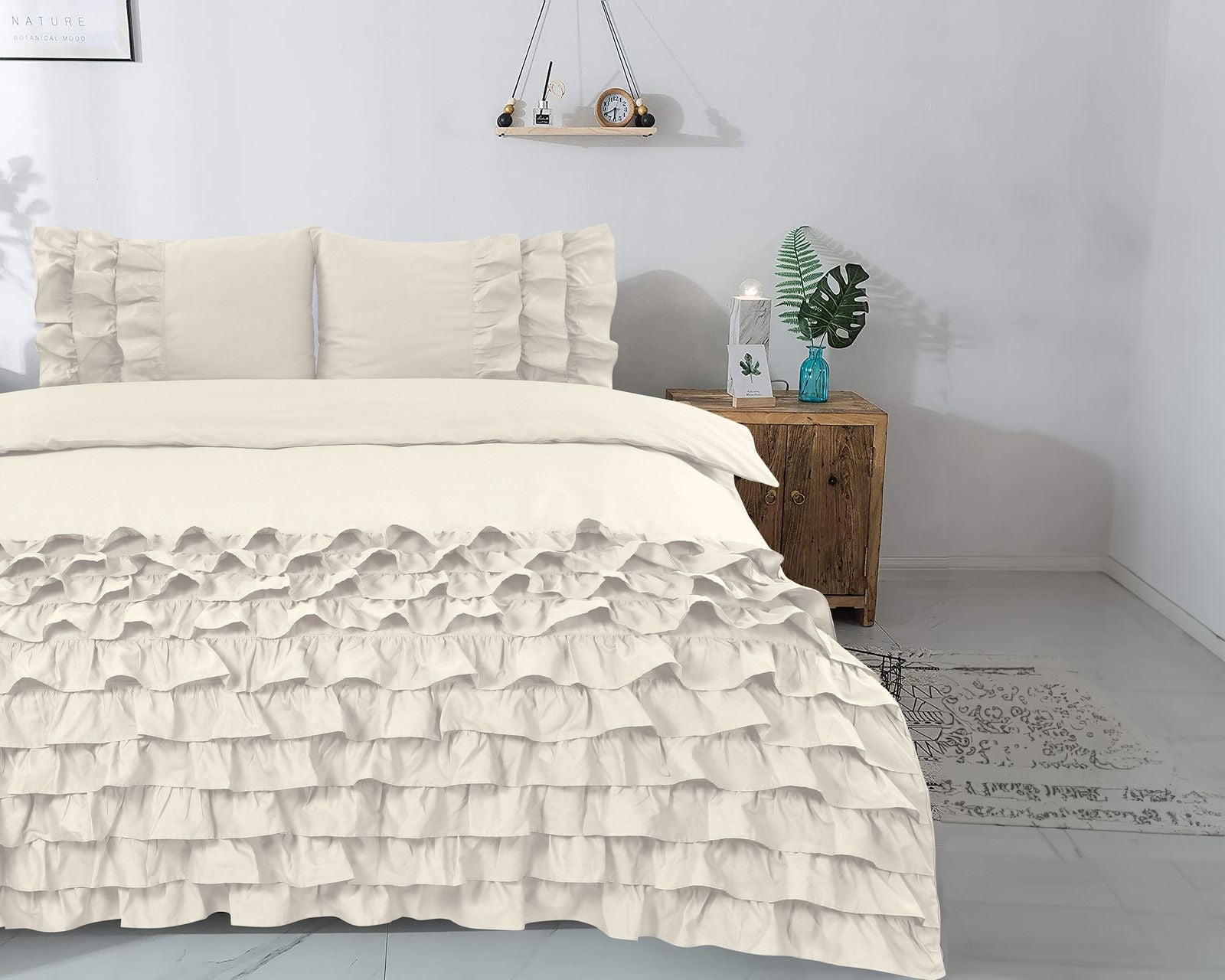 NordDream Classics Cyprus pussilakana 240x220 beige perkaali