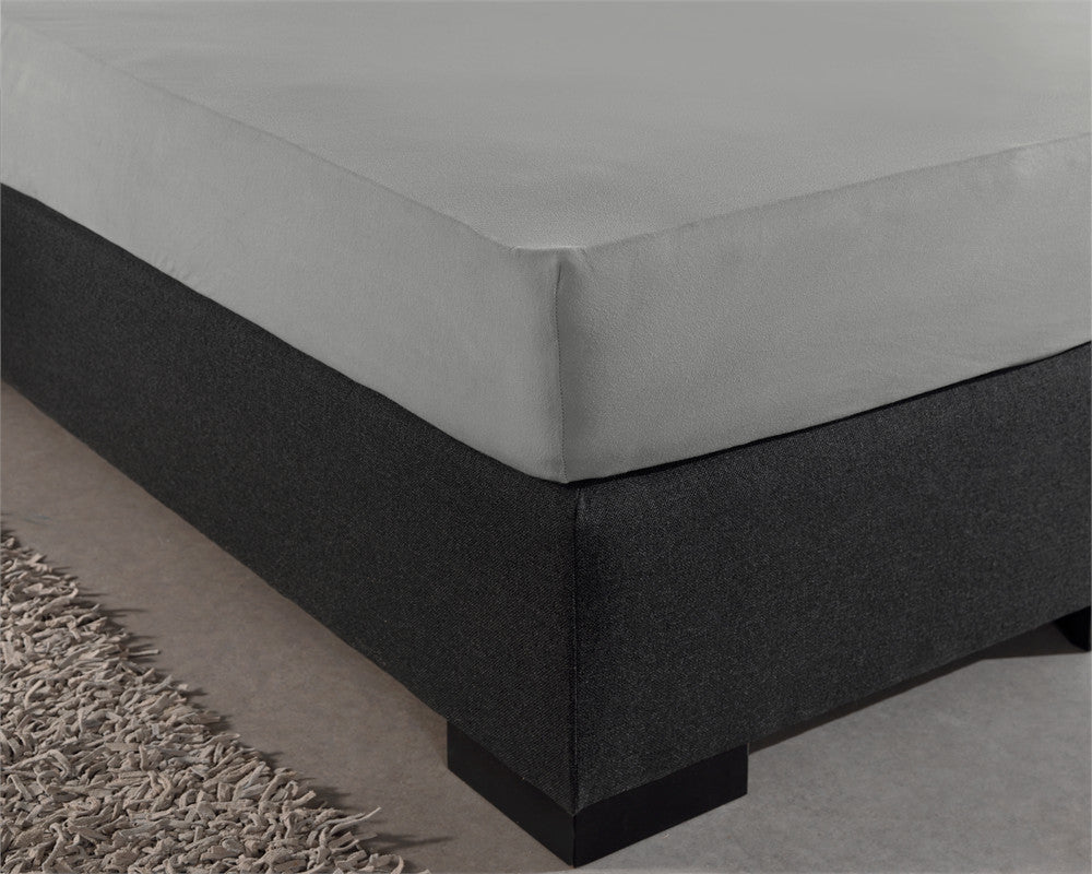 NordDream Double Jersey aluslakana harmaa 160x200