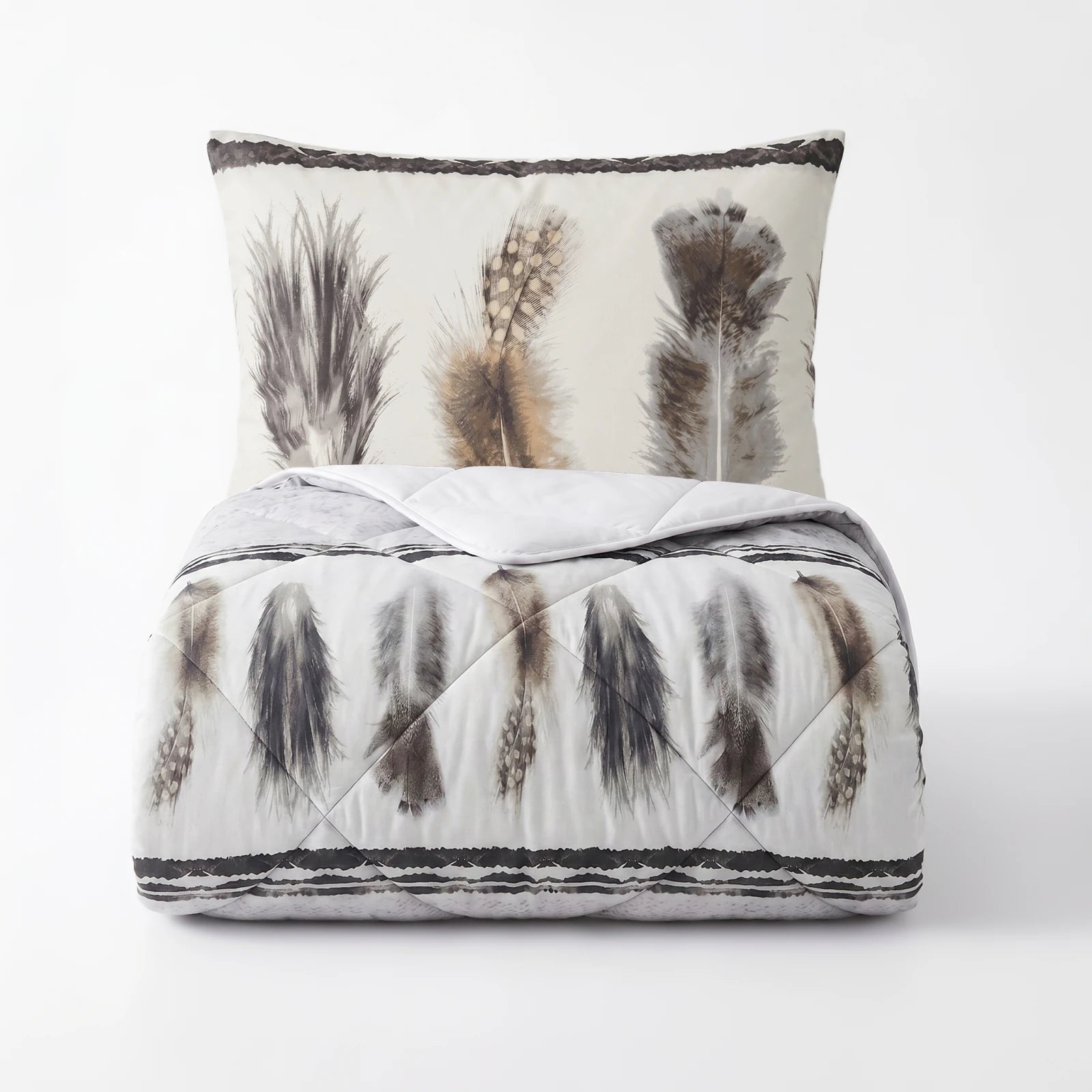 NordDream Feathers peitto 200x200 pussilakanaton valkoinen