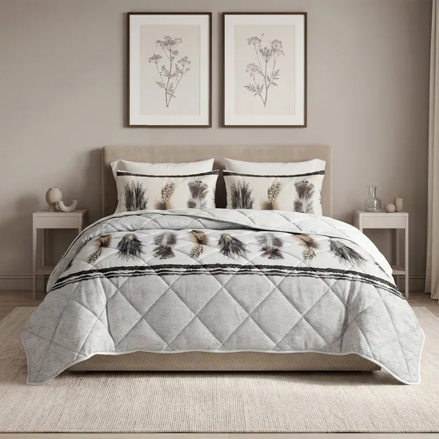 NordSleeps NordDream Feathers peitto 200x200 hiekka pestävä