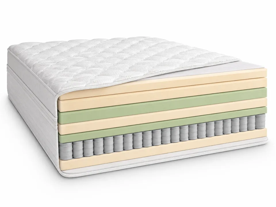 NordSleeps Nora hybridipatja 160x200 pillow top