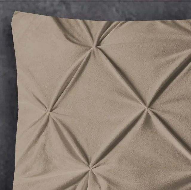 NordDream Velvet Pintuck tyynyliina taupe 60x70 2kpl