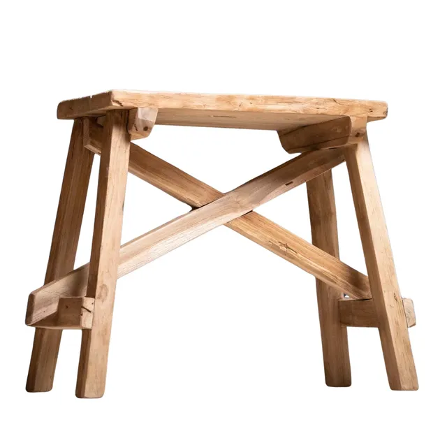 Sasus Cross jakkara puunvärinen 50 cm kierrätystiikki