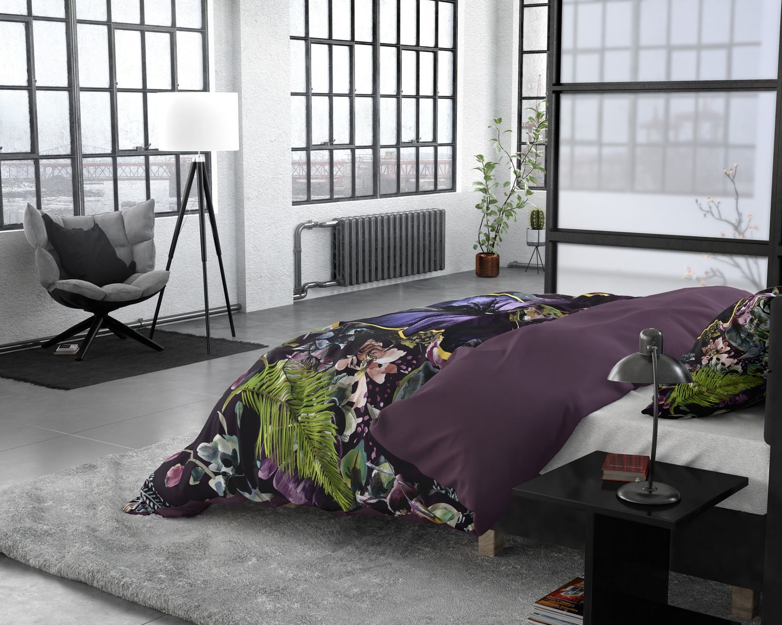 NordDream Wild Satin Mosani pussilakana turkoosi 200x220