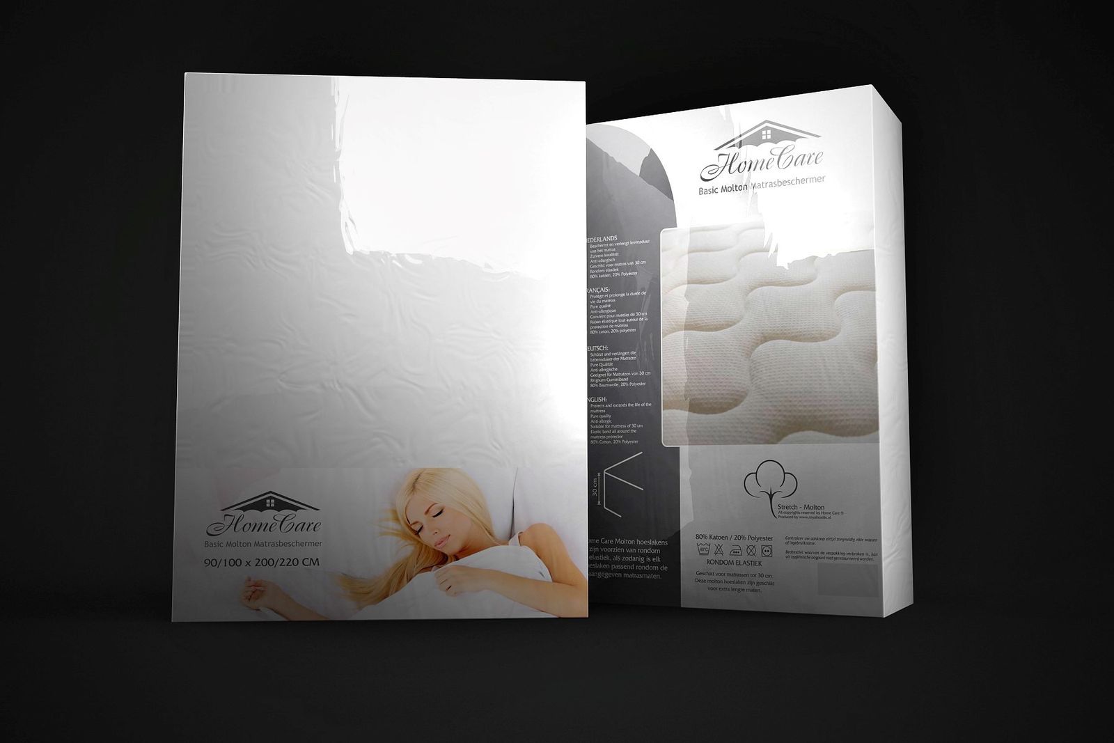 NordDream Molton patjansuoja aluslakana 160x200 puuvilla