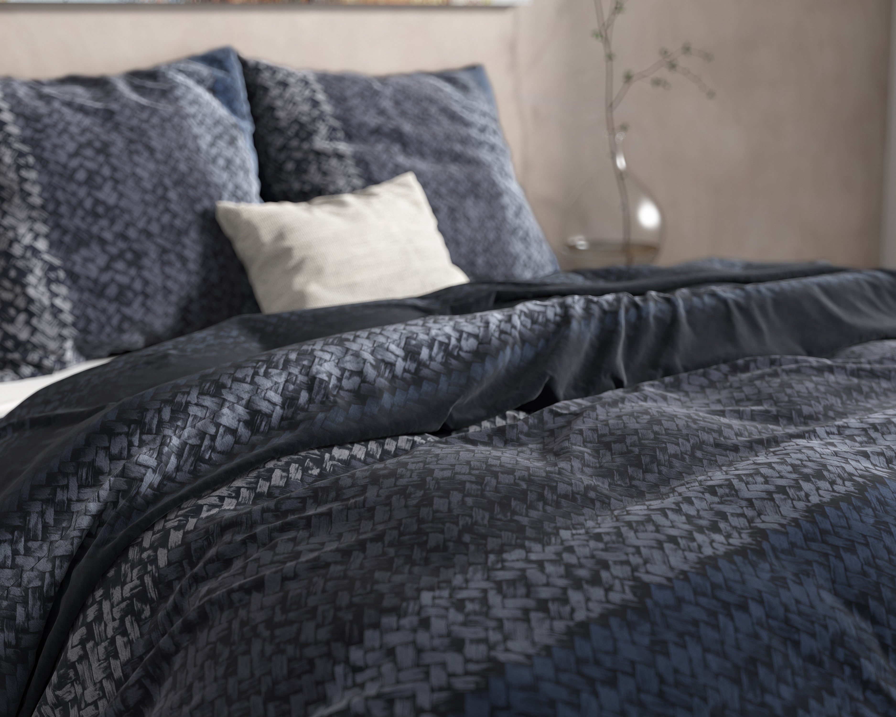 NordDream Flanel 200x220 pussilakana sininen gradient