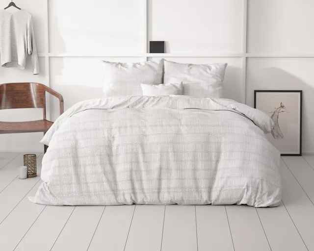 NordSleeps Classy Menno pussilakana 240x220 valkoinen mikrokuitu