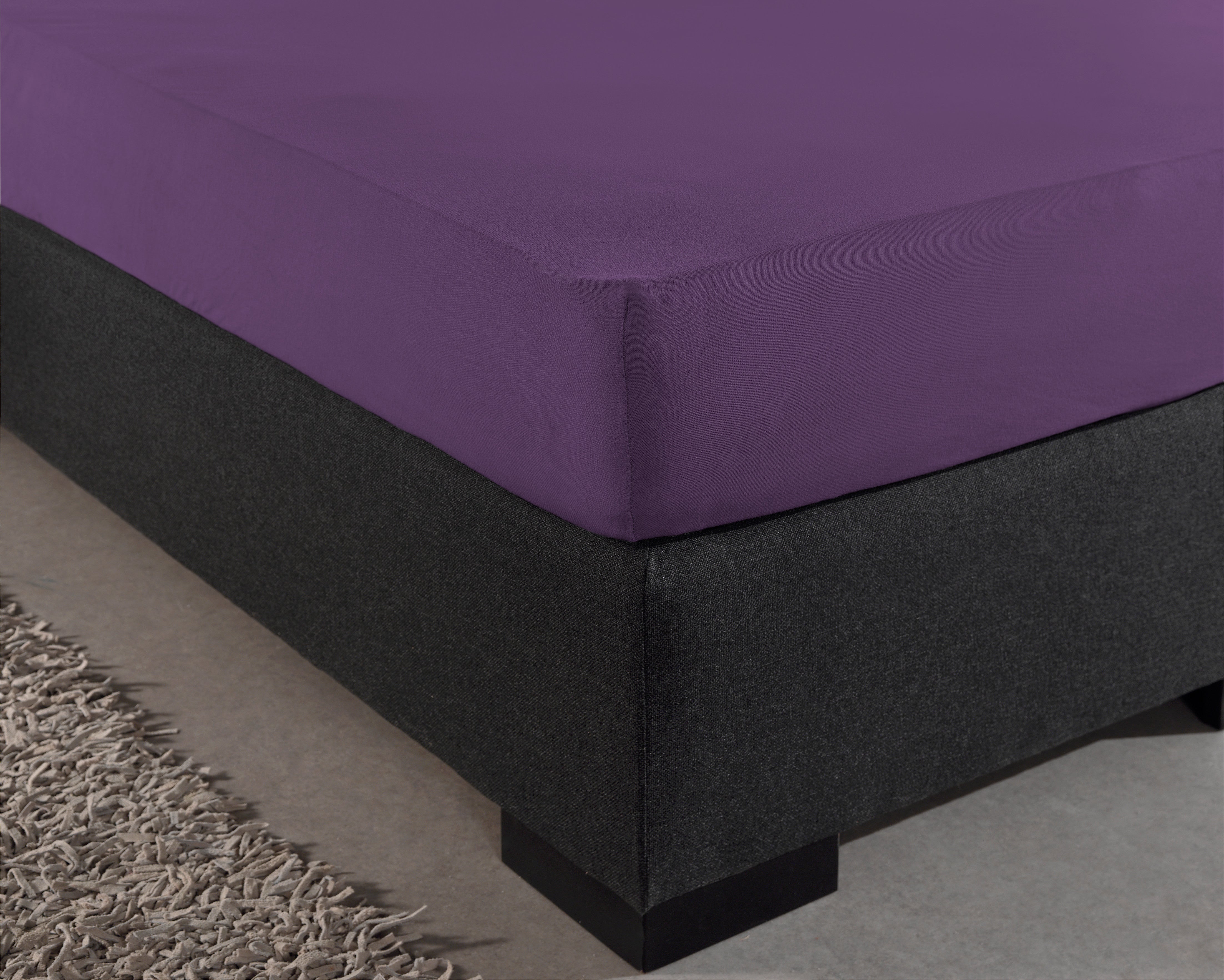 NordDream Jersey aluslakana violetti 140x200 joustopuuvilla