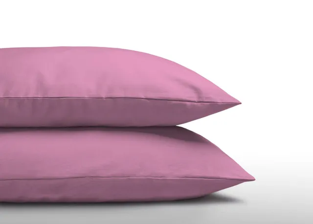 NordDream puuvilla tyynyliinat 60x70 roosa 2-pack pehmeä