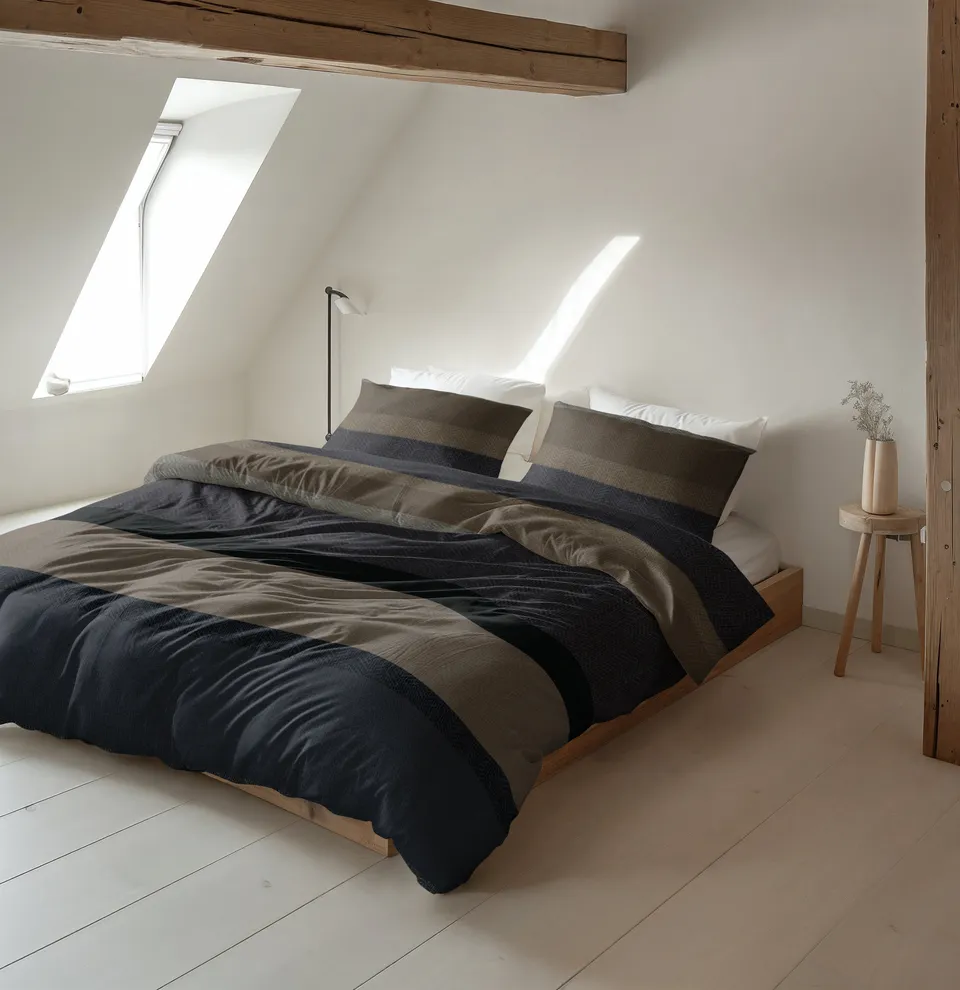 NordDream Flanel Ravon pussilakana taupe 140x200 flanelli
