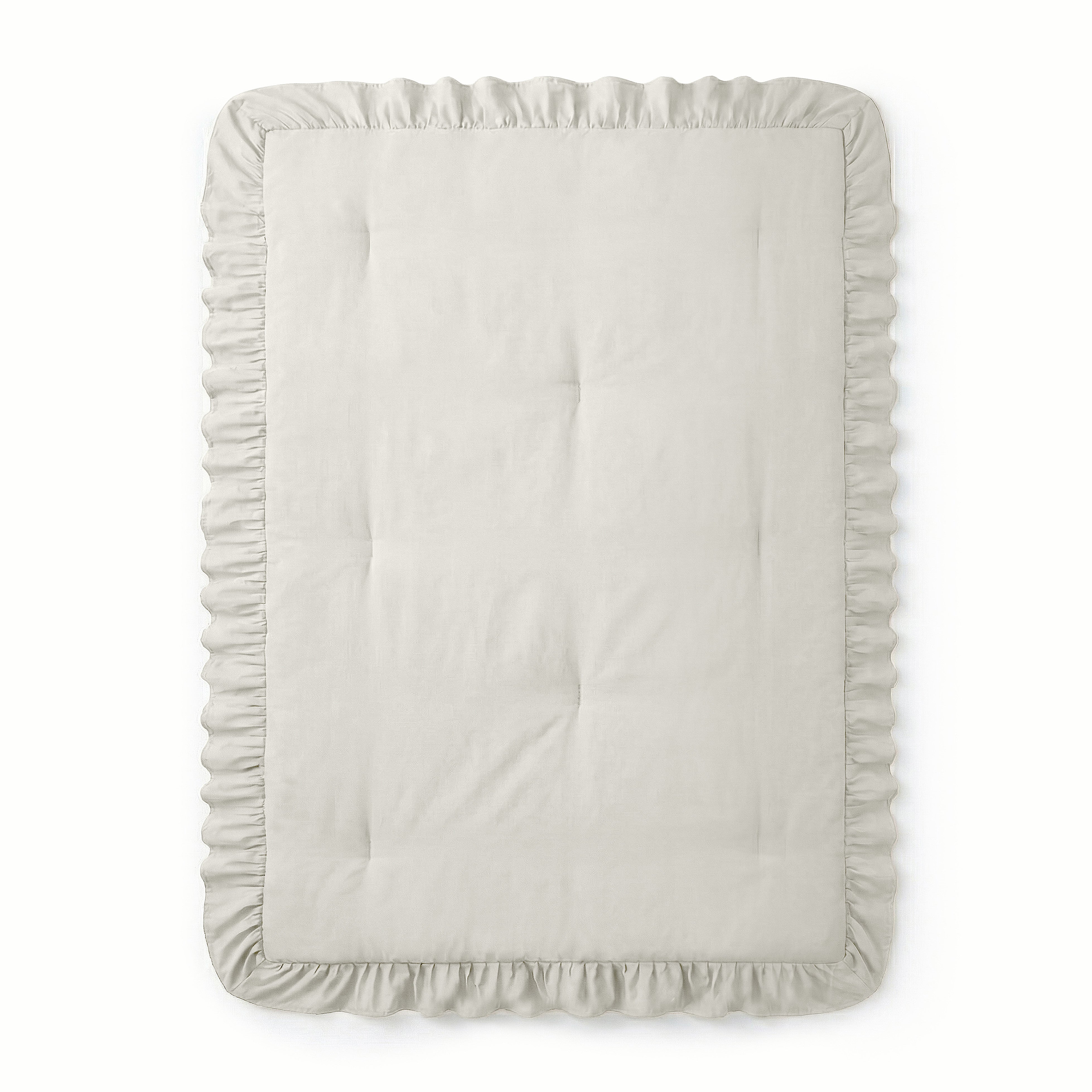 NordDream Lazy Ruffles peitto 140x200 rikkivalkoinen pestävä
