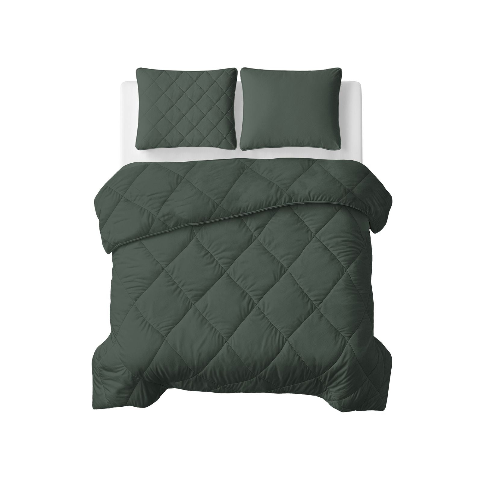 NordDream Lazy peitto ilman pussilakanaa 240x200 harmaa/vihreä