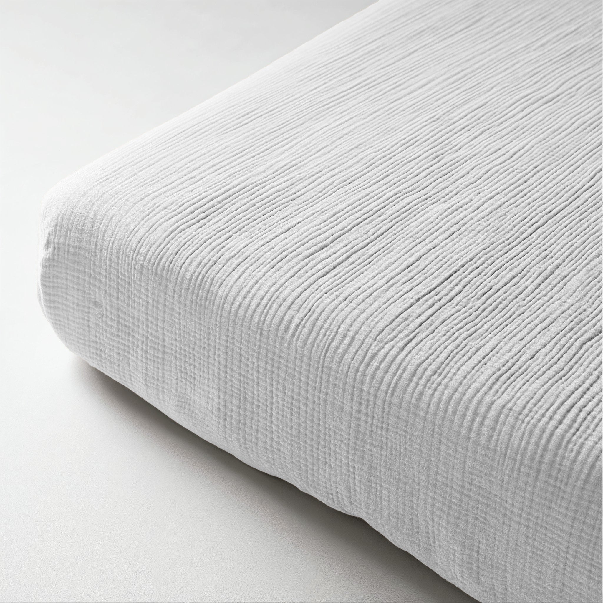 NordDream Mousseline aluslakana 180x200 valkoinen puuvilla
