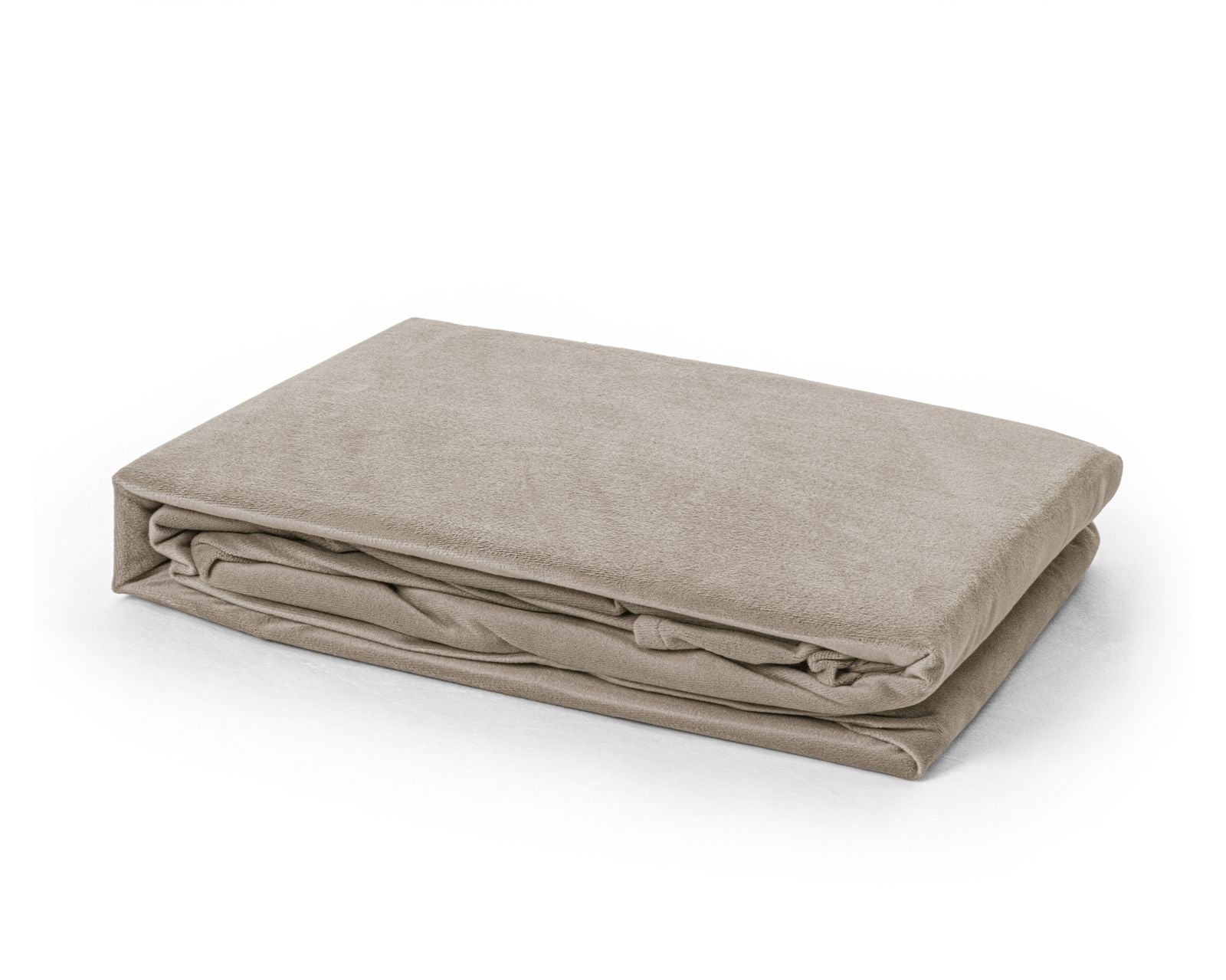 NordDream Velvet aluslakana 90x200 taupe sametti