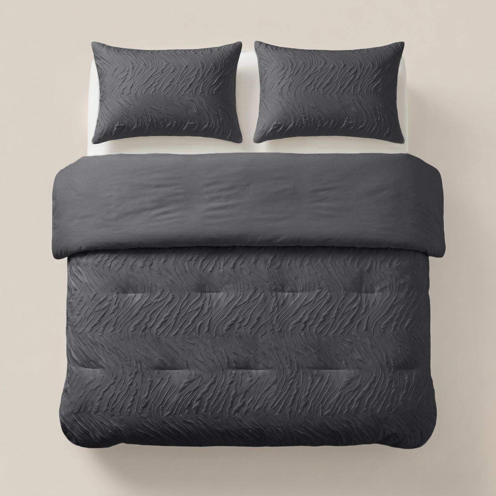 NordDream Lazy Salva pussiton peitto 200x200 harmaa pestävä
