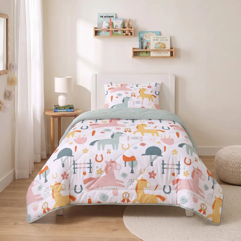 NordDream Kids lastenpeitto 140x200 hevoset pestävä