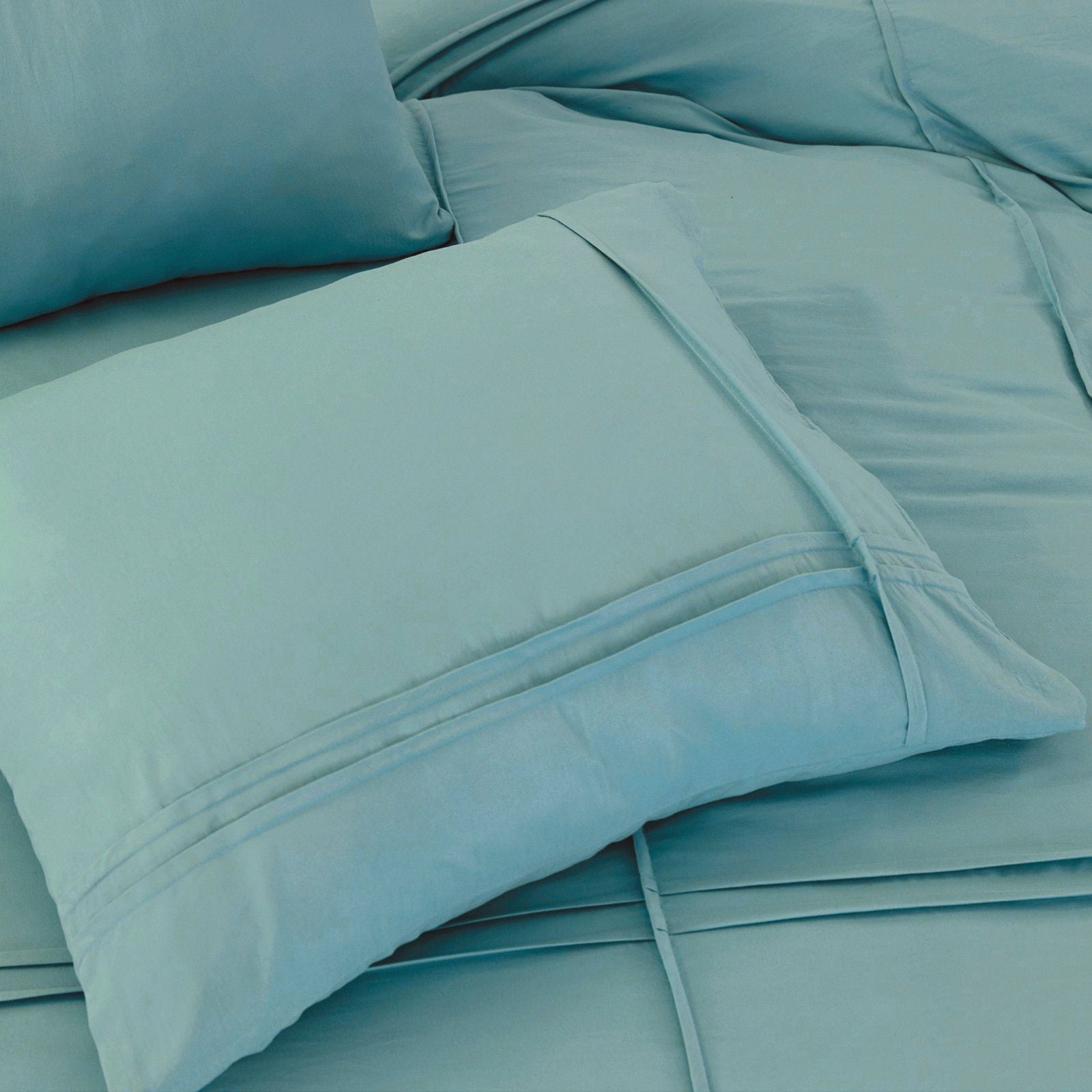 NordDream Fresh Washed Tufted pussilakana vihreä mikrokuitu