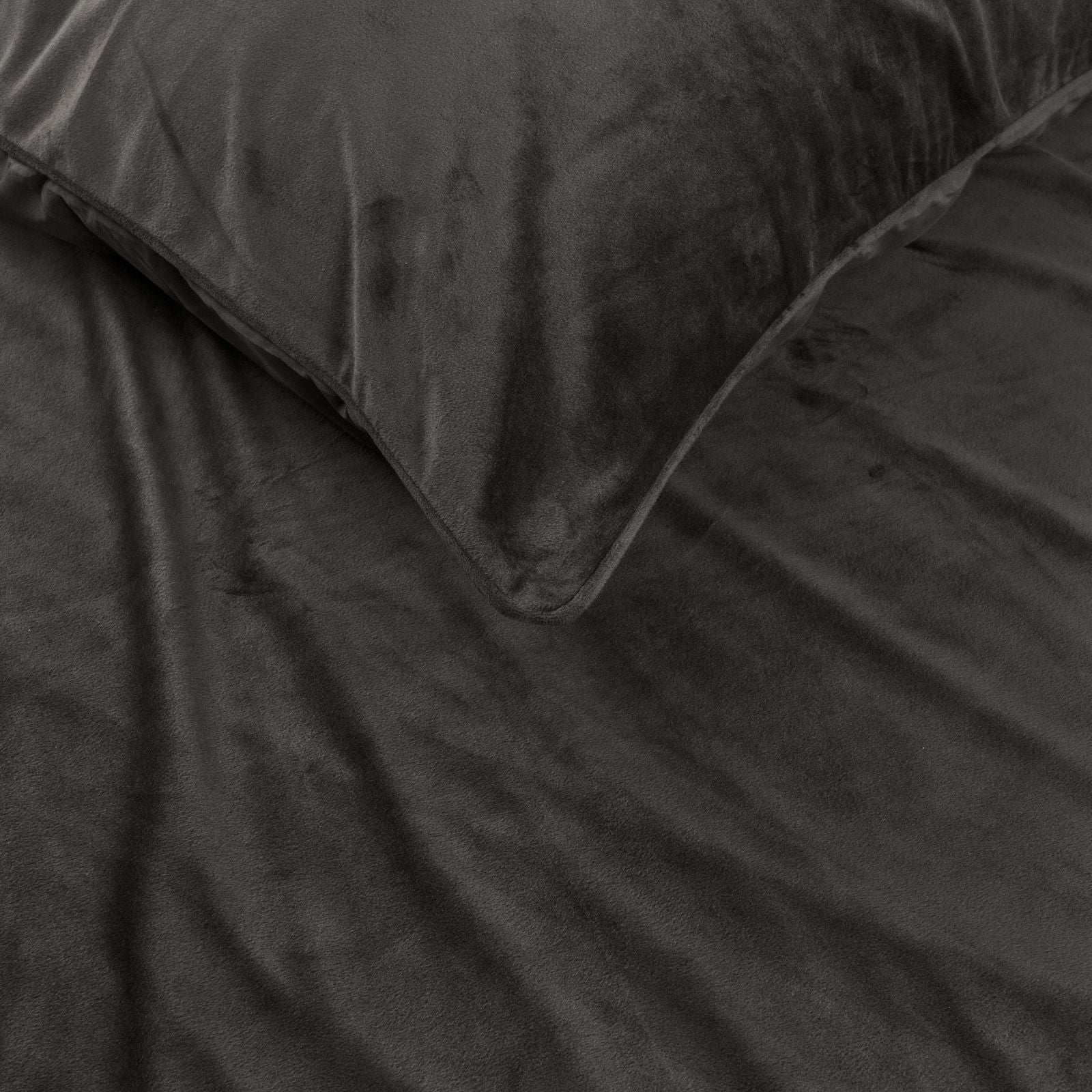 NordDream Velvet Piping pussilakana 140x220 taupe sametti