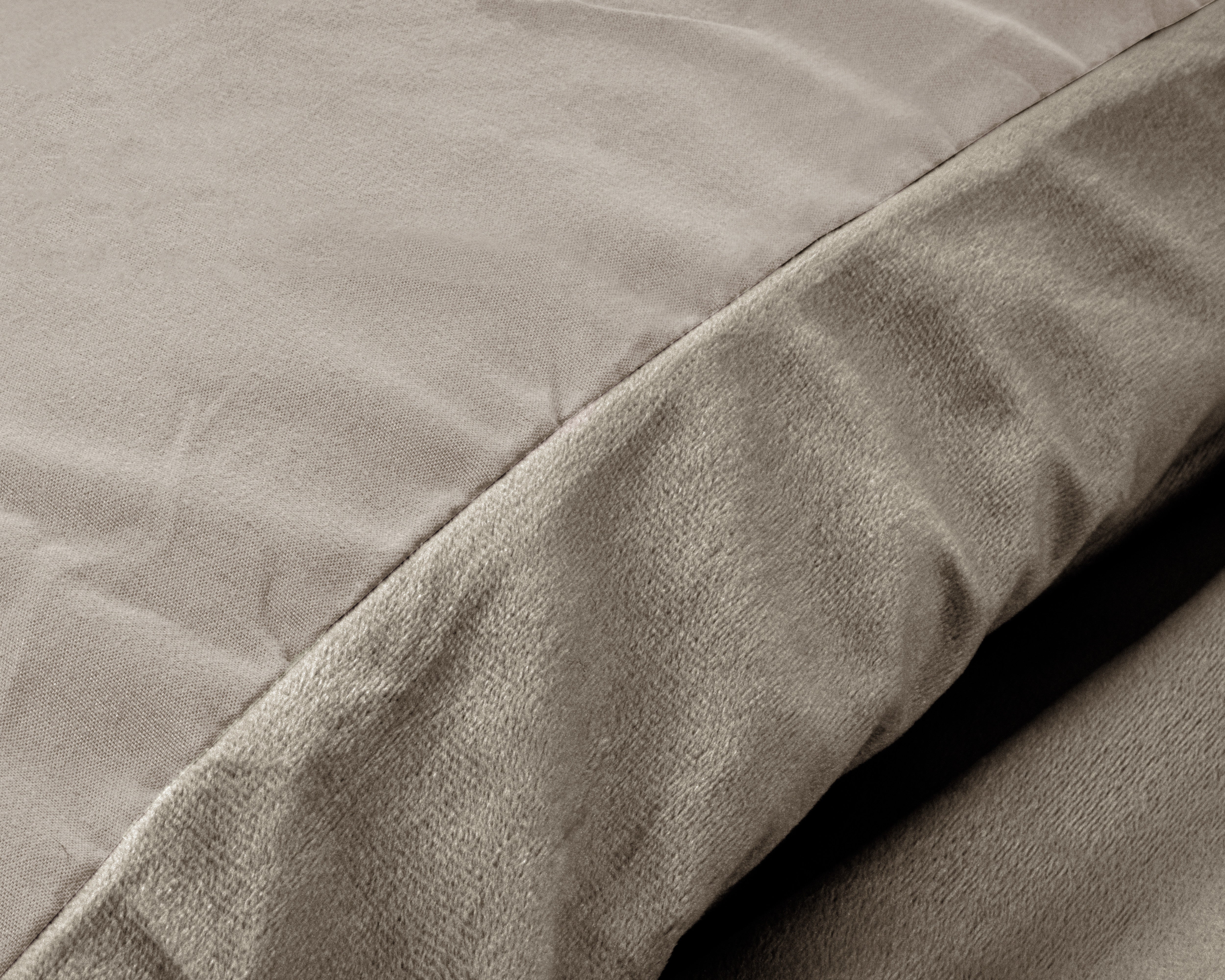 NordDream Velvet Uni pussilakana 240x200/220 taupe