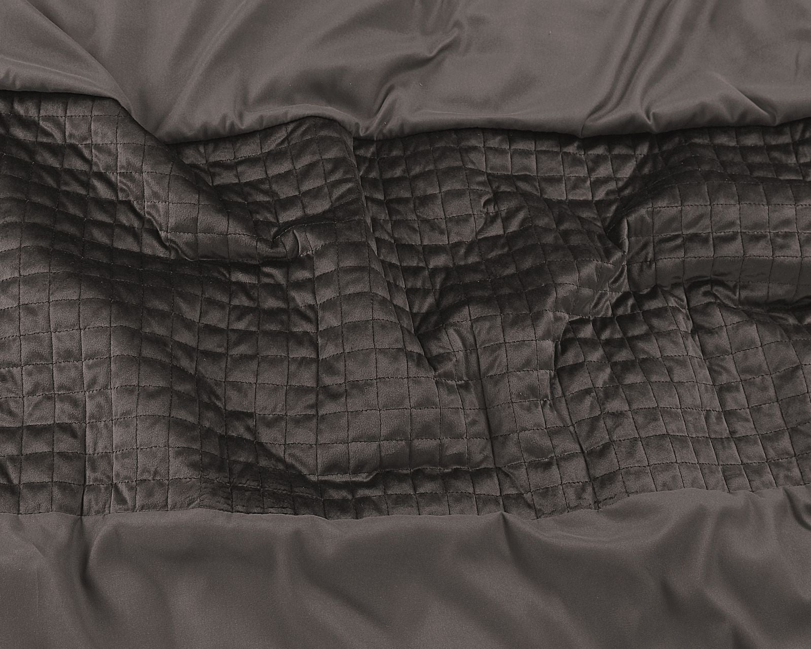 NordDream Velvet Band pussilakana 200x220 taupe sametti